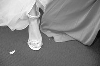 Steven & Nicole's Wedding - Getting Ready (B&W)