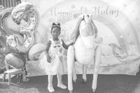 Allison's 3rd Birthday Party (B&W)