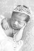 Baby Sarah's Newborn Portraits (B&W)