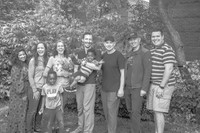 The Caldwell's Going Away Party (B&W)